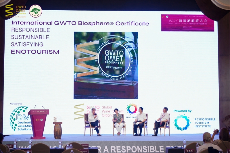 Yantai Wine Bureau receives OMET Biosphere certificate 