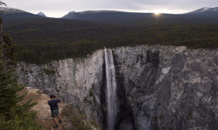 Natural landscape of the Cariboo Chilcotin Coast, in British Columbia, Canada.