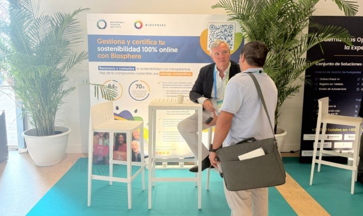 Biosphere joins Overbooking Summit in Gran Canaria to promote sustainable tourism and showcase its international sustainability certification system.