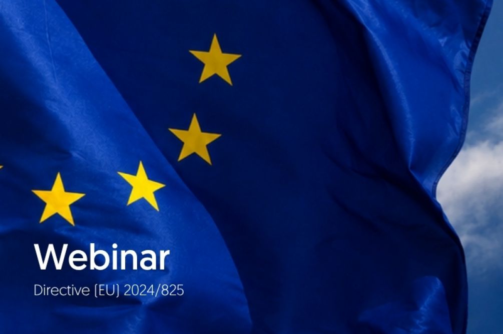 Webinar on Directive (EU) 2024/825 regarding sustainability 