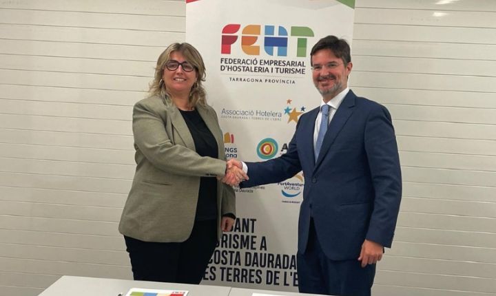 La Federación Empresarial de Hostelería y Turismo de Tarragona (FEHT) y Biosphere firman un convenio para fomentar el turismo sostenible en Tarragona e impulsar la certificación Biosphere entre las empresas del sector.